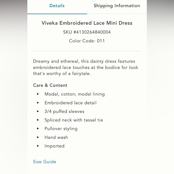 Viveka embroidered lace mini dress - Picture 5 of 10